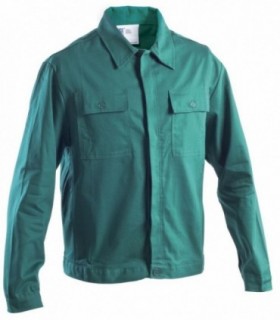GIACCA DA LAVORO ESTIVA VERDE 100% COTONE MASSAUA