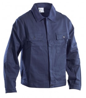 GIACCA DA LAVORO ESTIVA BLU 100% COTONE MASSAUA