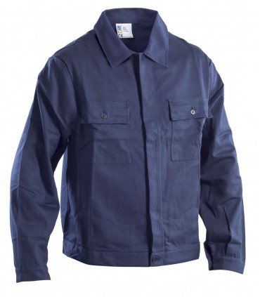 GIACCA DA LAVORO ESTIVA BLU 100% COTONE MASSAUA